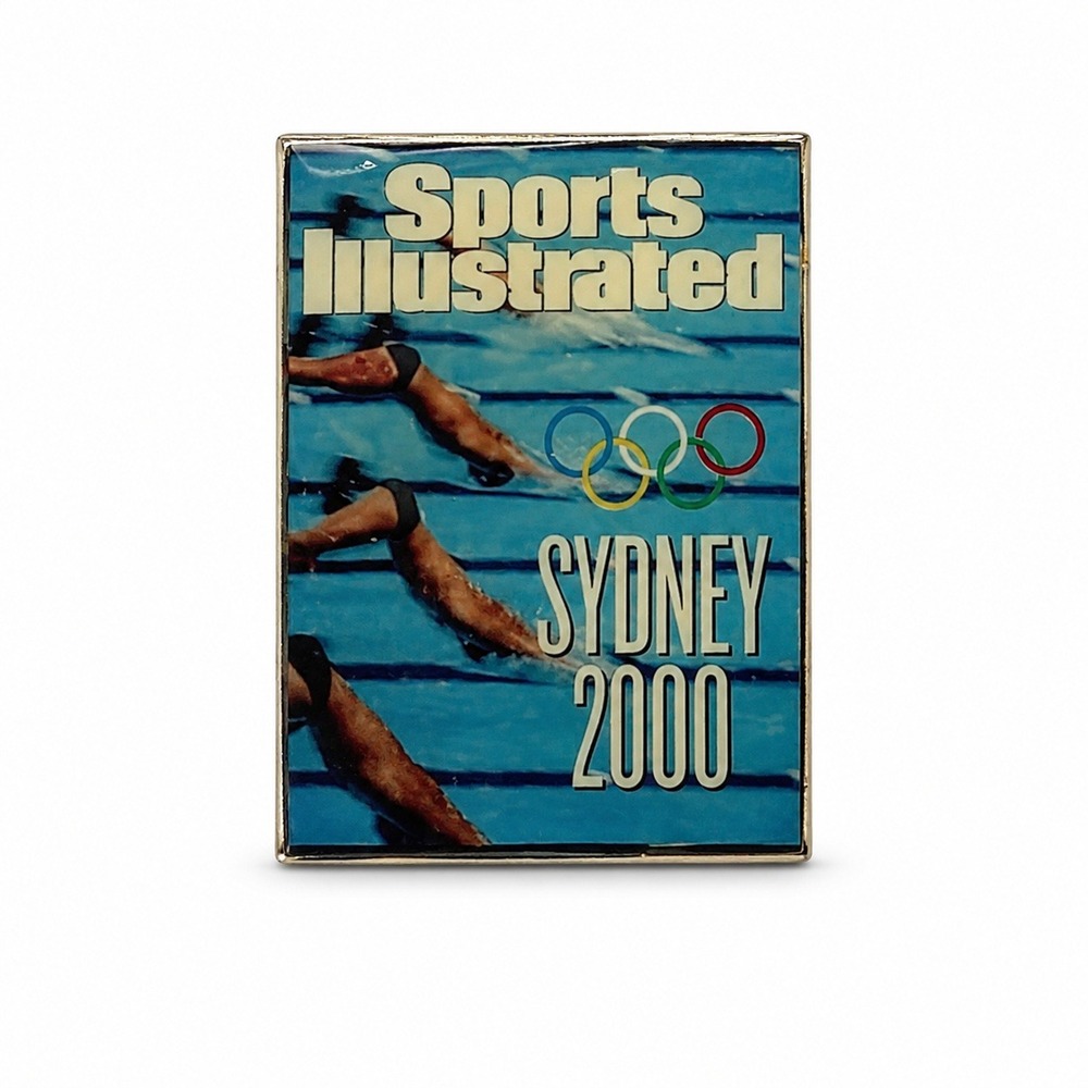 Aminco Sports Illustrated Sydney 2000 Olympics Swimming Pin Blue‎ Gold Metal NEW